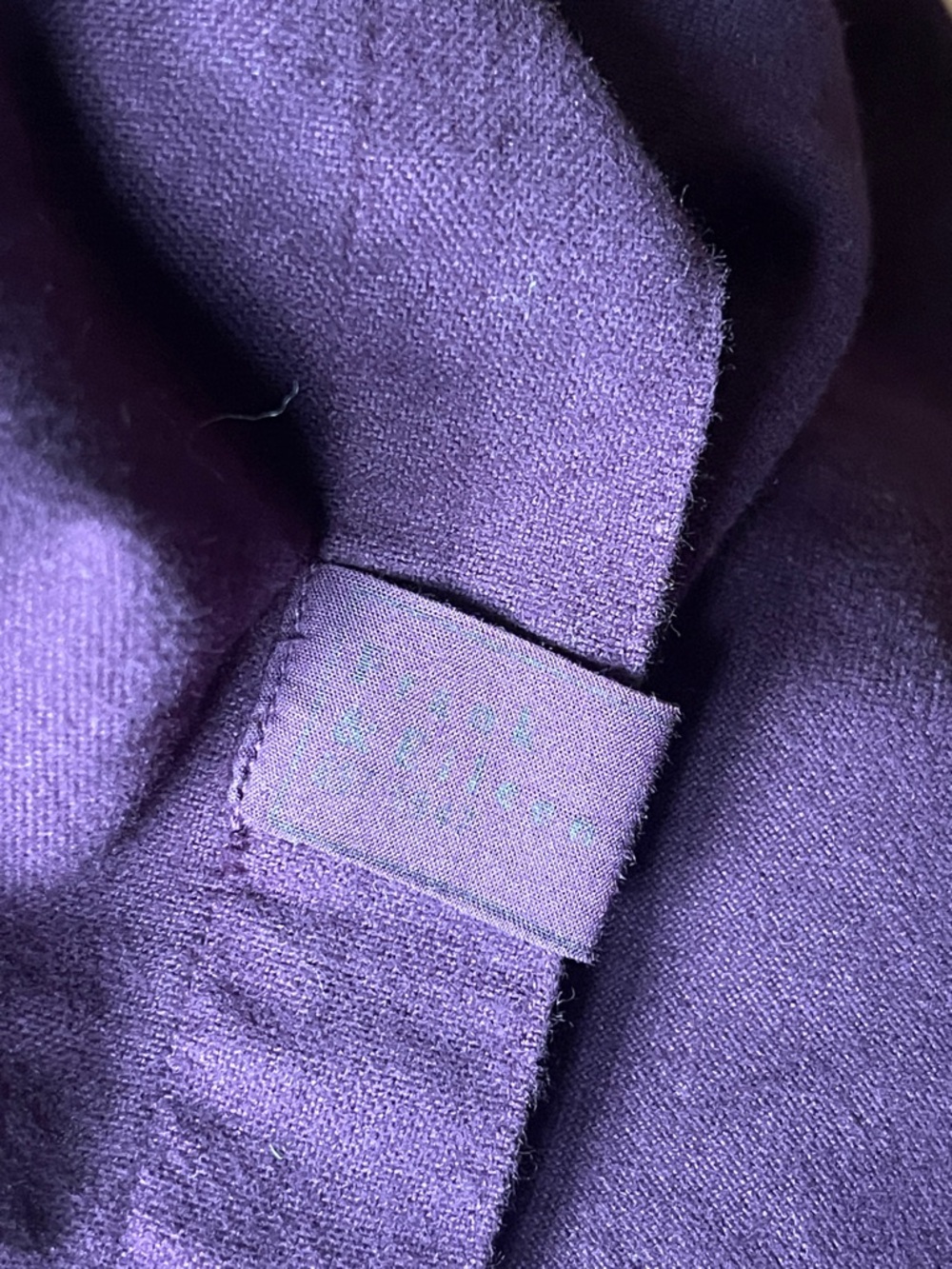 A26 Frank & Eileen | Women’s Deep Purple Button Down Shirt, single breast pocket - Picture 9 of 9